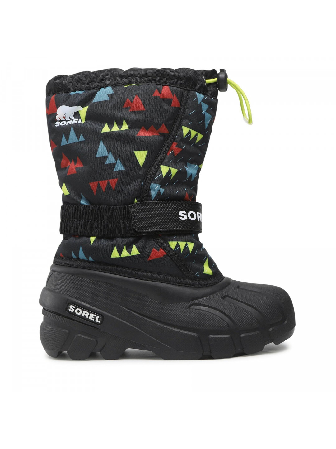 Sněhule Sorel Youth Flurry Print NY3504 Černá